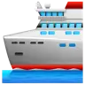Emoji Navele de pasageri 🛳 image - WhatsApp style