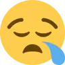 ใบหน้าง่วงนอน Emoji 😪 image - Twitter / X (Twemoji) style