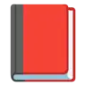 Emoji Libro chiuso 📕 image - Google Noto Color style