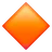 Large Orange Diamond