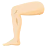 Leg: Light Skin Tone Emoji 🦵🏻 image - Google Noto Color style