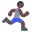 Person Running: Dark Skin Tone