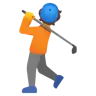Golfista Emoji 🏌 image - Google Noto Color style