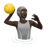 Person Playing Water Polo: Dark Skin Tone Emoji 🤽🏿 image - Apple style