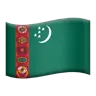 Flag: Turkmenistan Emoji 🇹🇲 image - Apple style
