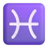 ราศีมีน Emoji ♓ image - Microsoft 3D Fluent style