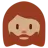 Woman: Medium Skin Tone, Beard