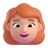 Woman: Medium-Light Skin Tone, Red Hair