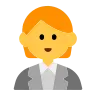 Office Worker Emoji 🧑‍💼 image - Tossface style