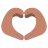 Heart Hands: Medium Skin Tone
