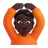 Person Gesturing Ok: Dark Skin Tone