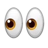 Eyes Emoji 👀 image - Telegram style