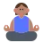 Woman In Lotus Position: Medium Skin Tone
