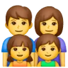 Family: Man, Woman, Girl, Boy Emoji 👨‍👩‍👧‍👦 image - Samsung style