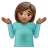 Person Shrugging: Medium Skin Tone