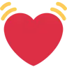 Beating Heart Emoji 💓 image - Twitter / X (Twemoji) style