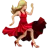 Woman Dancing: Medium-Light Skin Tone