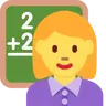 Woman Teacher Emoji 👩‍🏫 image - Twitter / X (Twemoji) style