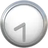 Emoji Orologio Face Eight-Thirty 🕣 image - Apple style