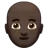 Man: Dark Skin Tone, Bald