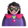 Woman Supervillain: Light Skin Tone Emoji 🦹🏻‍♀️ image - Microsoft 3D Fluent style