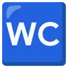 Wasserklosett Emoji 🚾 image - Google Noto Color style