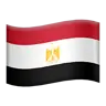 Flag: Egypt Emoji 🇪🇬 image - Apple style
