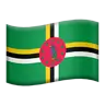 Flag: Dominica Emoji 🇩🇲 image - Apple style