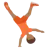 Person Cartwheeling: Medium-Dark Skin Tone