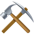 Emoji Martello e Pick ⚒ image - Facebook Meta style