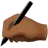 Writing Hand: Medium-Dark Skin Tone