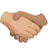 Handshake: Medium-Light Skin Tone, Medium Skin Tone