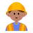 Man Construction Worker: Medium Skin Tone
