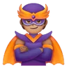 Supervillain: Medium Skin Tone Emoji 🦹🏽 image - Samsung style