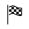 Chequered Flag Emoji 🏁 image - OpenMoji style