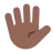 Hand With Fingers Splayed: Medium-Dark Skin Tone