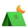 テント Emoji ⛺ image - Microsoft 3D Fluent style