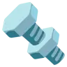 Emoji Dado e bullone 🔩 image - Google Noto Color style