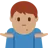 Man Shrugging: Medium Skin Tone