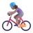 Woman Biking: Medium Skin Tone
