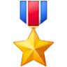 Medal wojskowy Emoji 🎖 image - Samsung style