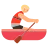 Person Rowing Boat: Medium-Light Skin Tone
