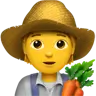 Farmer Emoji 🧑‍🌾 image - Apple style