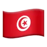 Flag: Tunisia Emoji 🇹🇳 image - Apple style