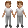 People Holding Hands: Medium Skin Tone Emoji 🧑🏽‍🤝‍🧑🏽 image - Apple style