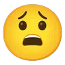Emoji Faccia stanca 😩 image - Google Noto Color Animated style