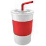 Tasse mit Strohhalm Emoji 🥤 image - Apple style