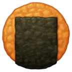 Emoji Cracker di riso 🍘 image - Facebook Meta style