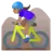 Woman Mountain Biking: Medium Skin Tone