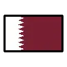 Flag: Qatar Emoji 🇶🇦 image - OpenMoji style
